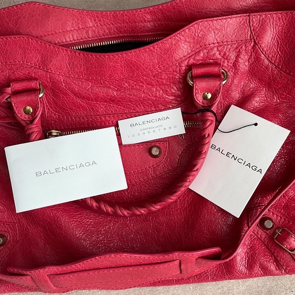 Balenciaga Agneau Giant 12 Rose Gold City Rose Thulian - Picture 11 of 13